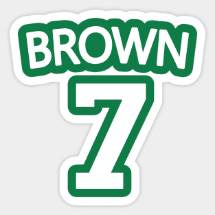 Jaylen Brown (Front & Back) Sticker